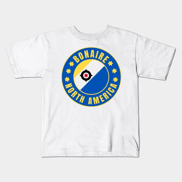 Bonaire Kids T-Shirt by footballomatic